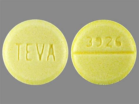 slide 16 of 24 < Prev. . Teva pill yellow